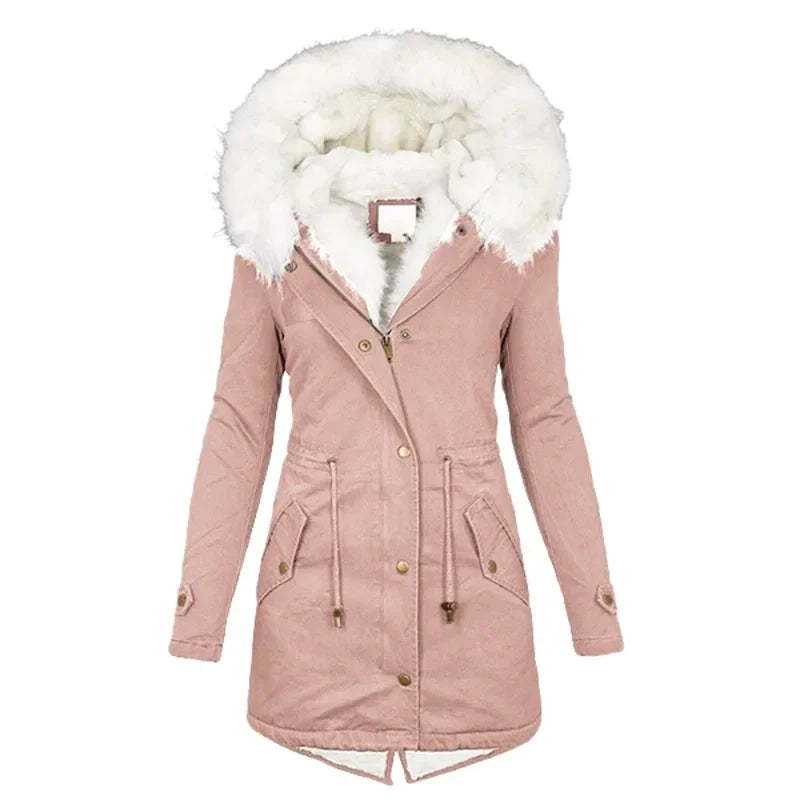 Elvire - Parka in pile incontrato Capuchon 2025