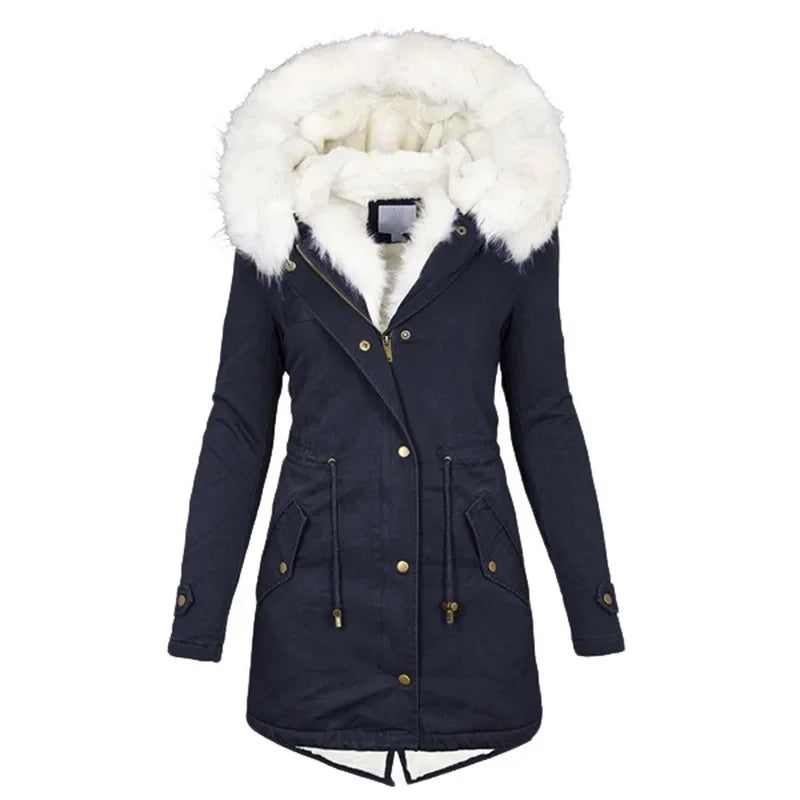 Elvire - Parka in pile incontrato Capuchon 2025
